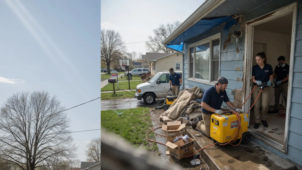 Basement Flood Cleanup in Shreve, OH near me